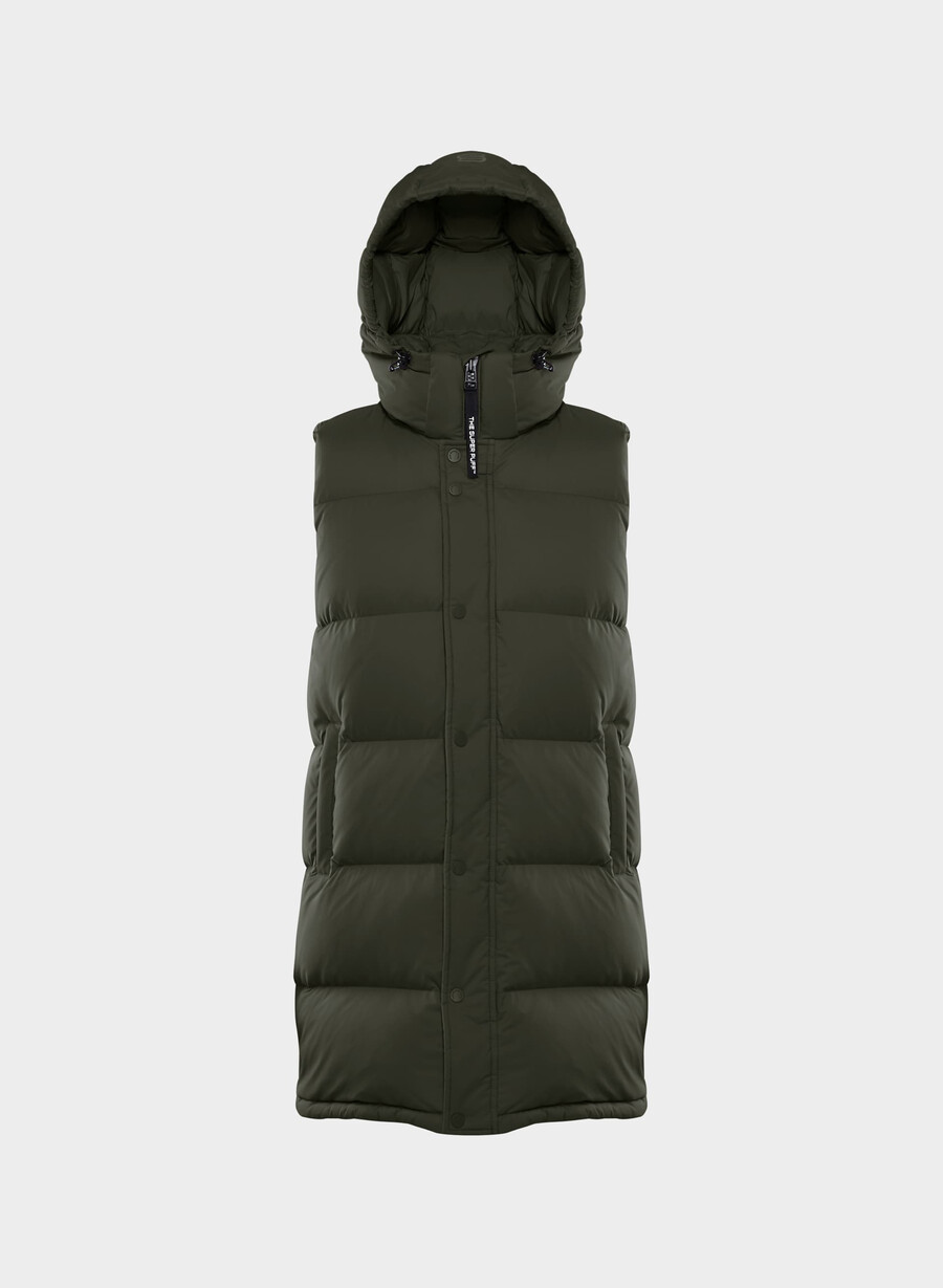 the super puff mid vest - climatte flint green
