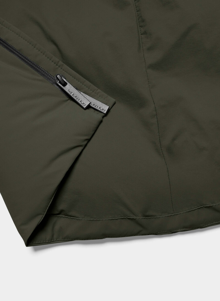 der super puff₂o long - rainstop flint green