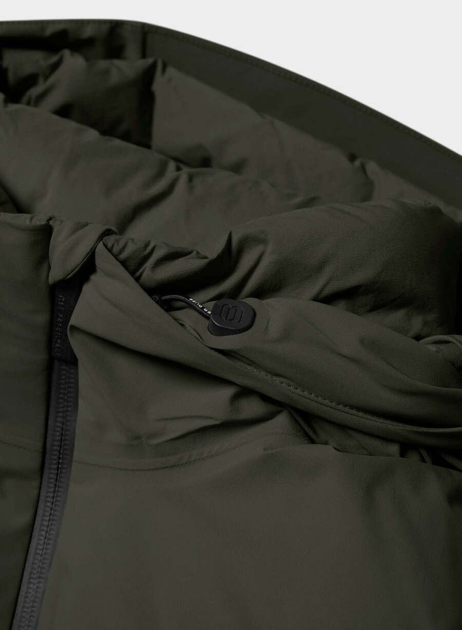 der super puff₂o long - rainstop flint green