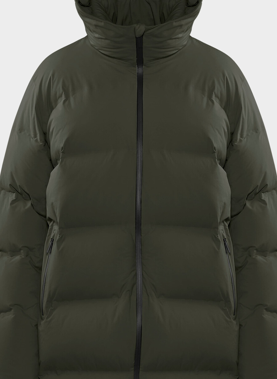 der super puff₂o long - rainstop flint green