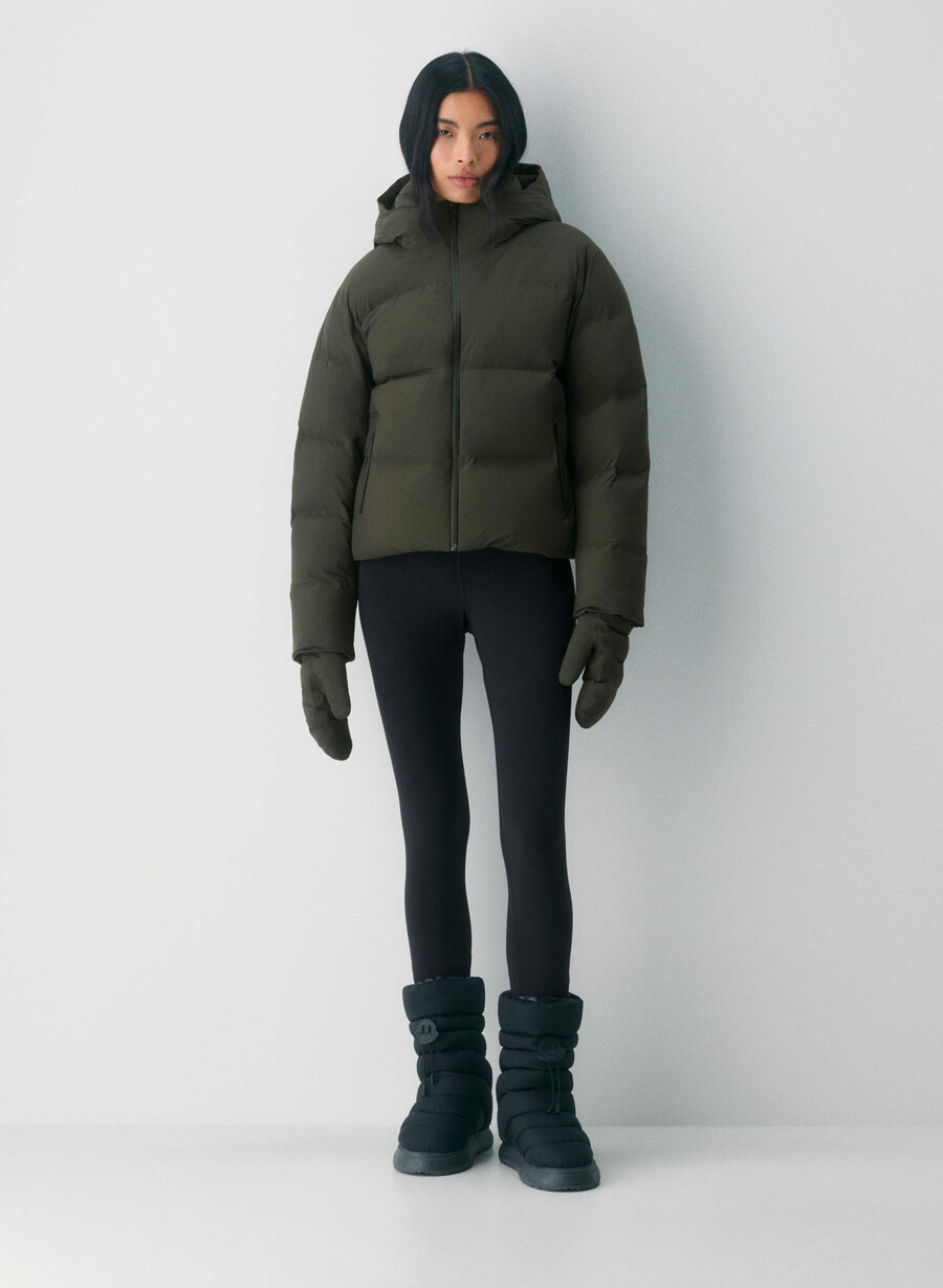 der super puff₂o fäustling - regendichter flint green