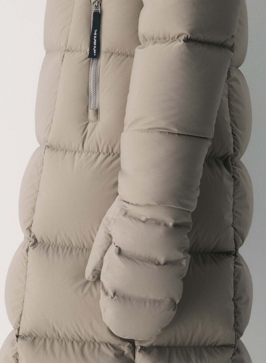 der super puff₂o fäustling - regendichter modern taupe