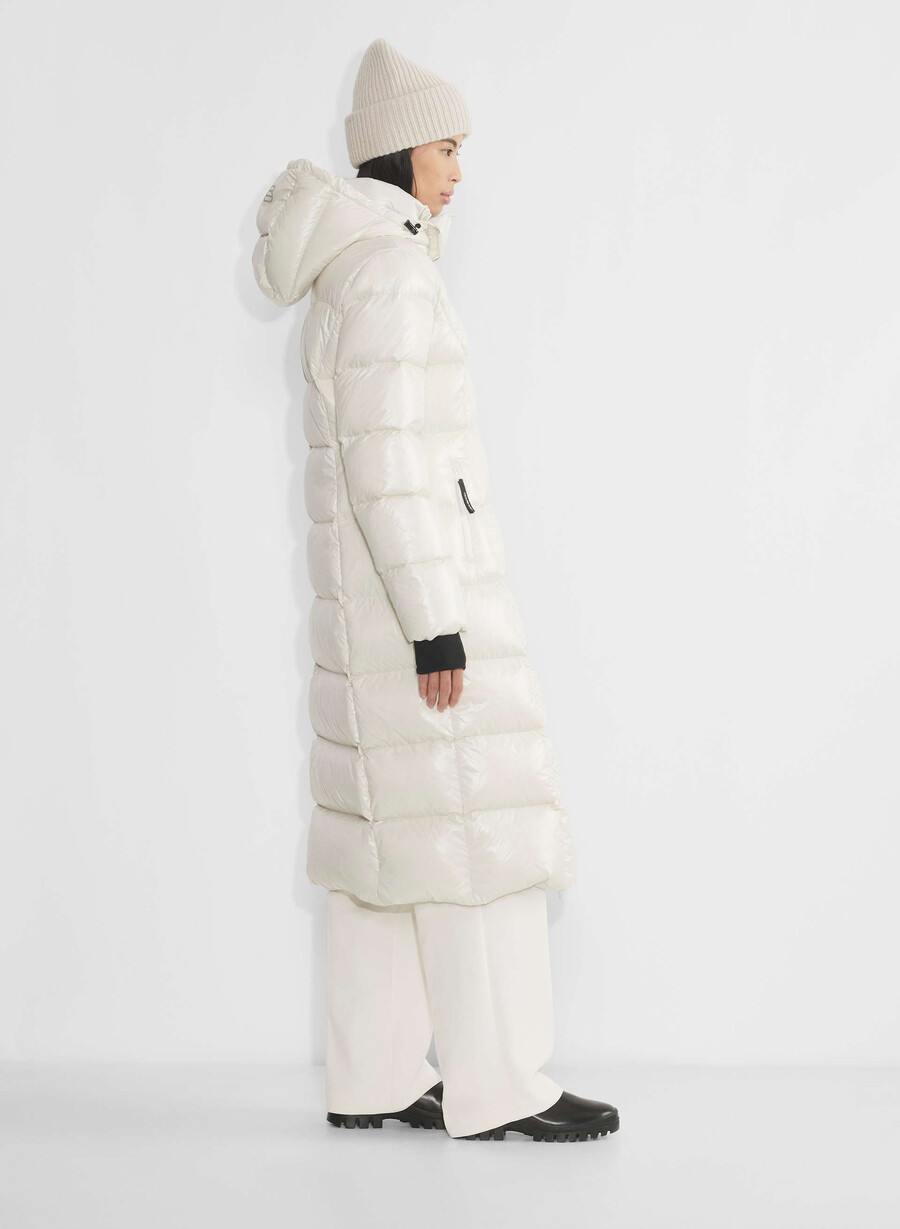 supersnug puff long – hochglänzende birke