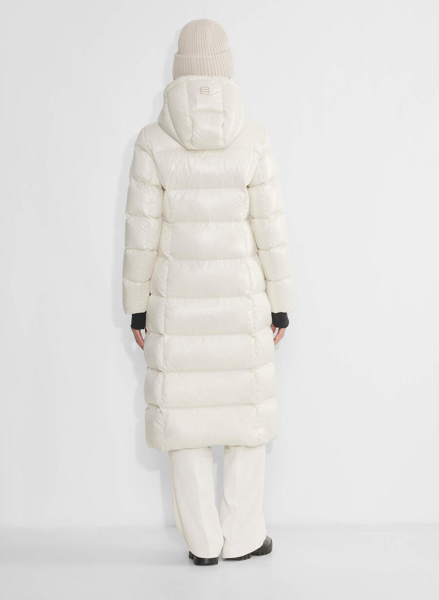 supersnug puff long – hochglänzende birke