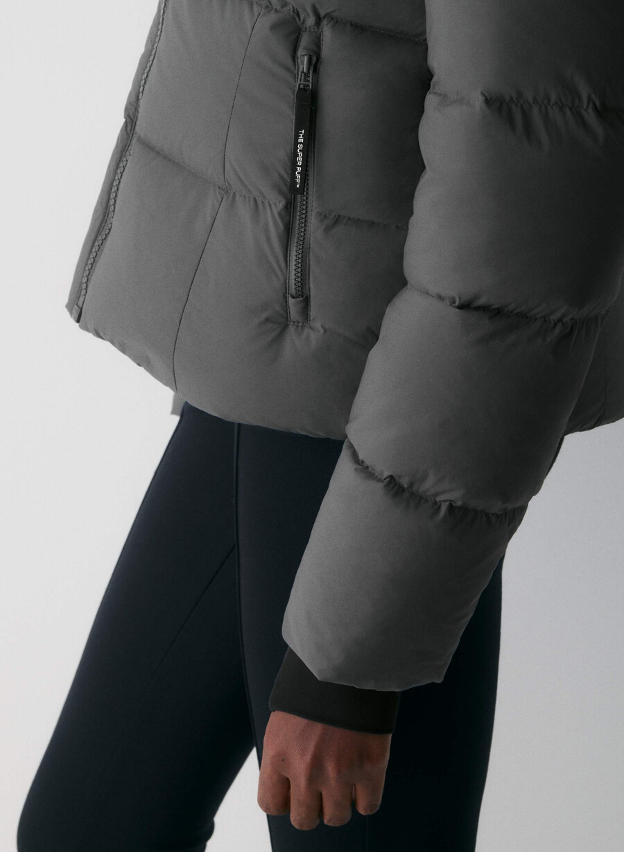 der supersnug puff - climatte coal grey