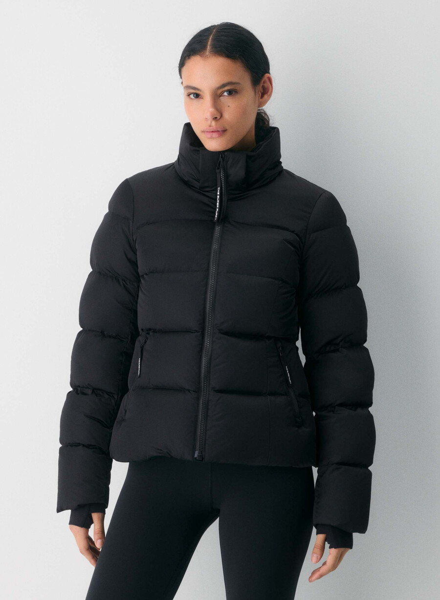 der supersnug puff - satin flex schwarz
