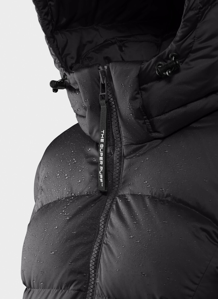 der supersnug puff - satin flex schwarz