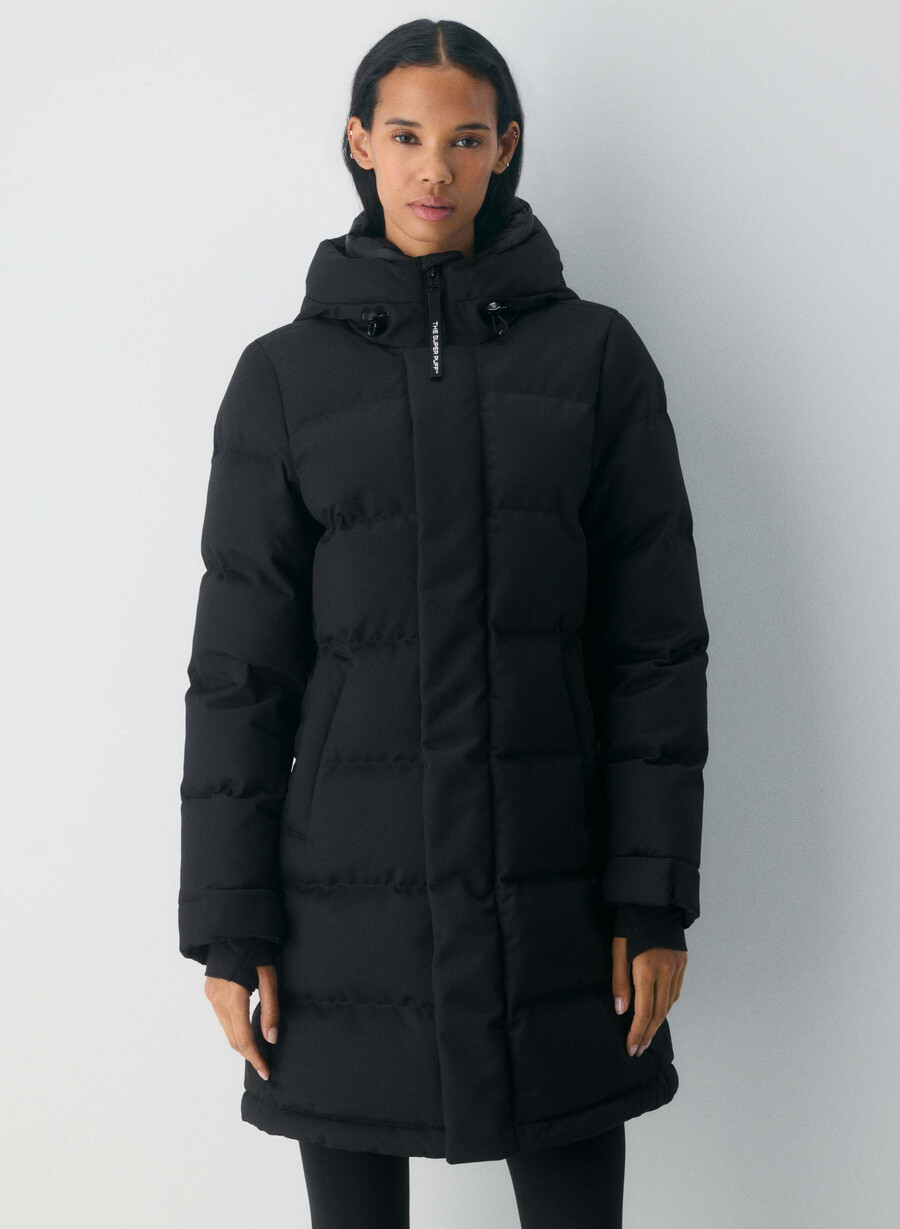 super arctic parka mid - arctic twill schwarz