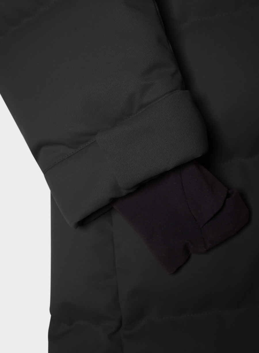 super arctic parka mid - arctic twill schwarz