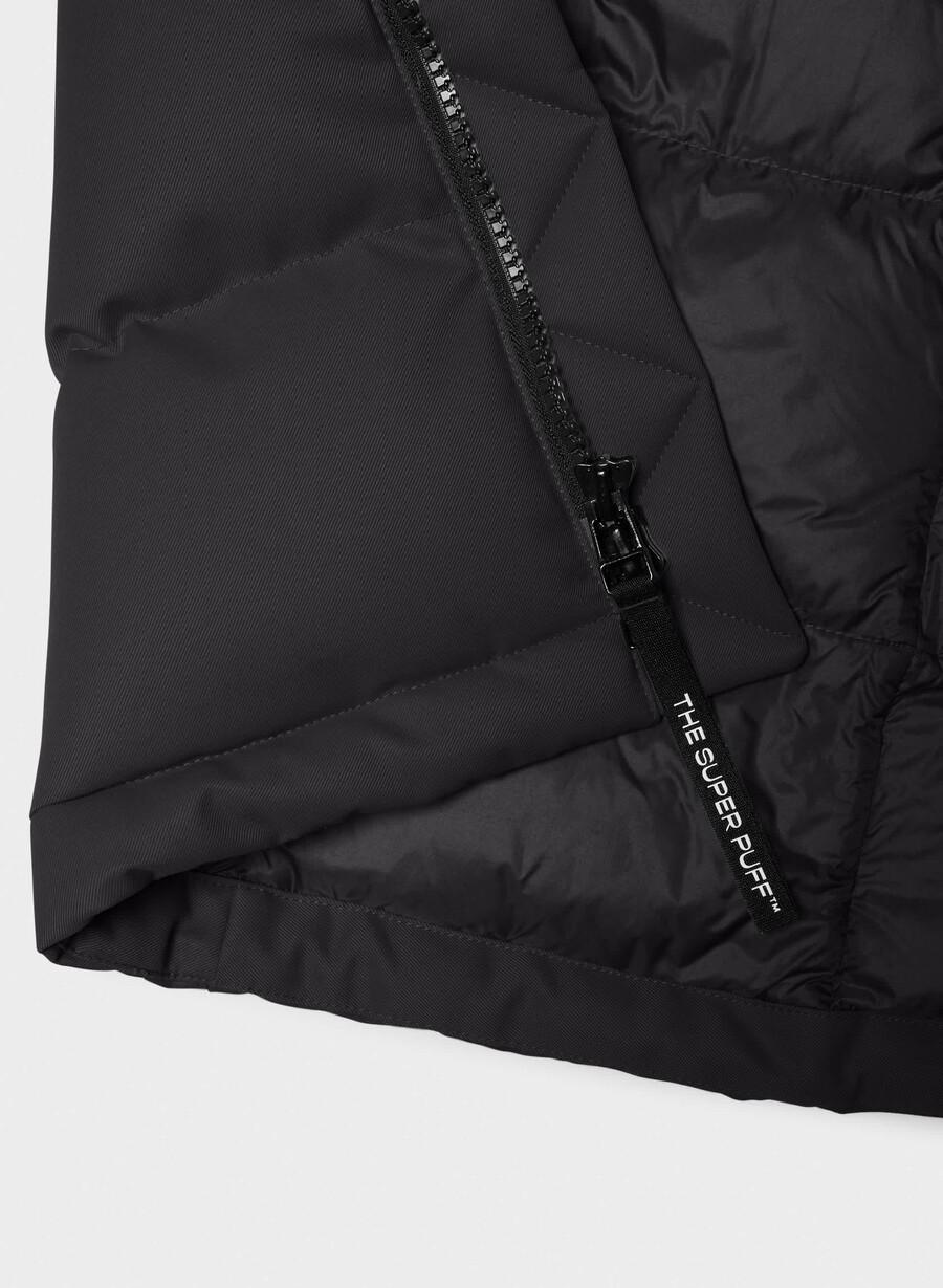 super arctic parka mid - arctic twill schwarz