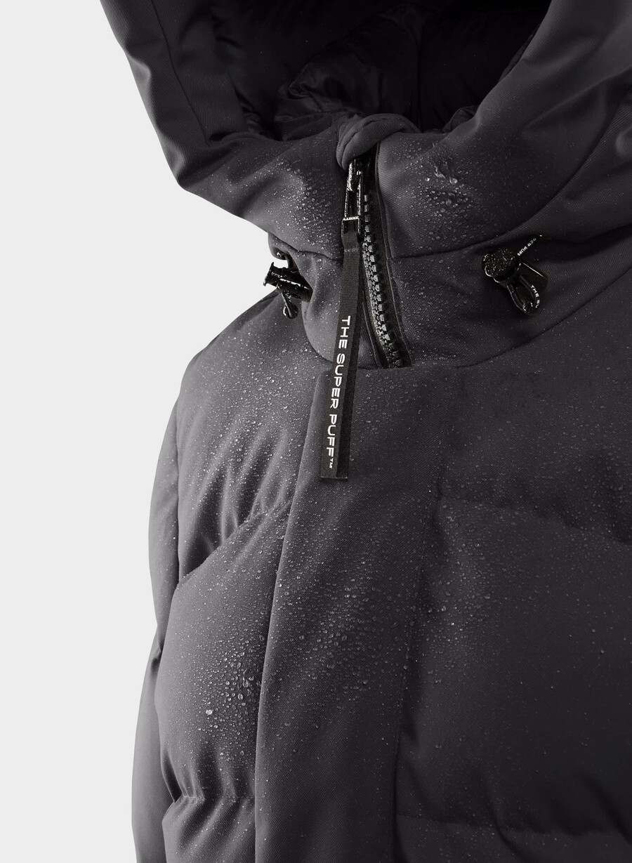super arctic parka mid - arctic twill schwarz
