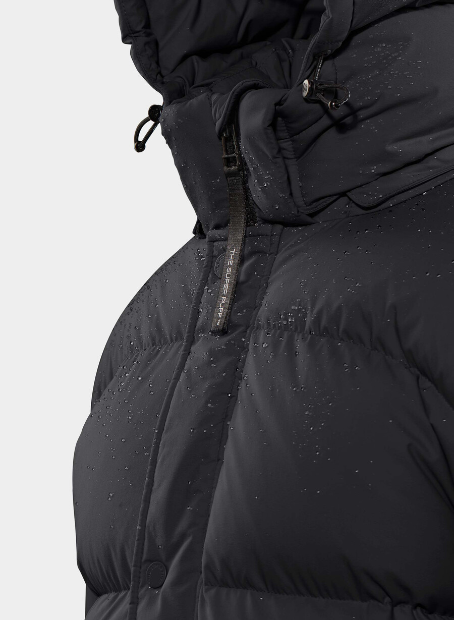 the super puff shorty - climatte black
