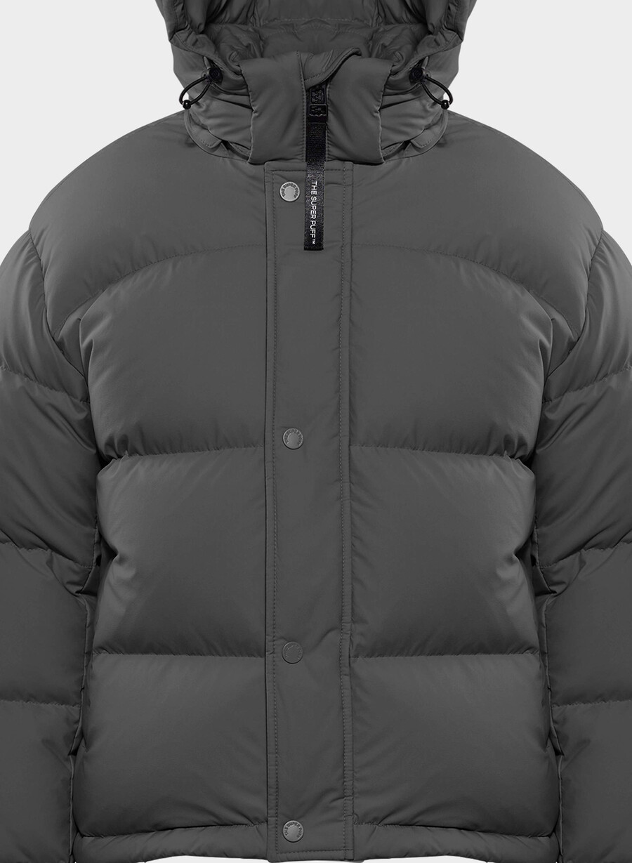 the super puff shorty - climatte coal grey