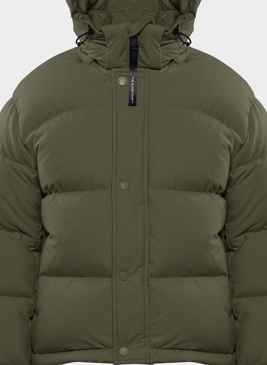 the super puff shorty - climatte dark olive