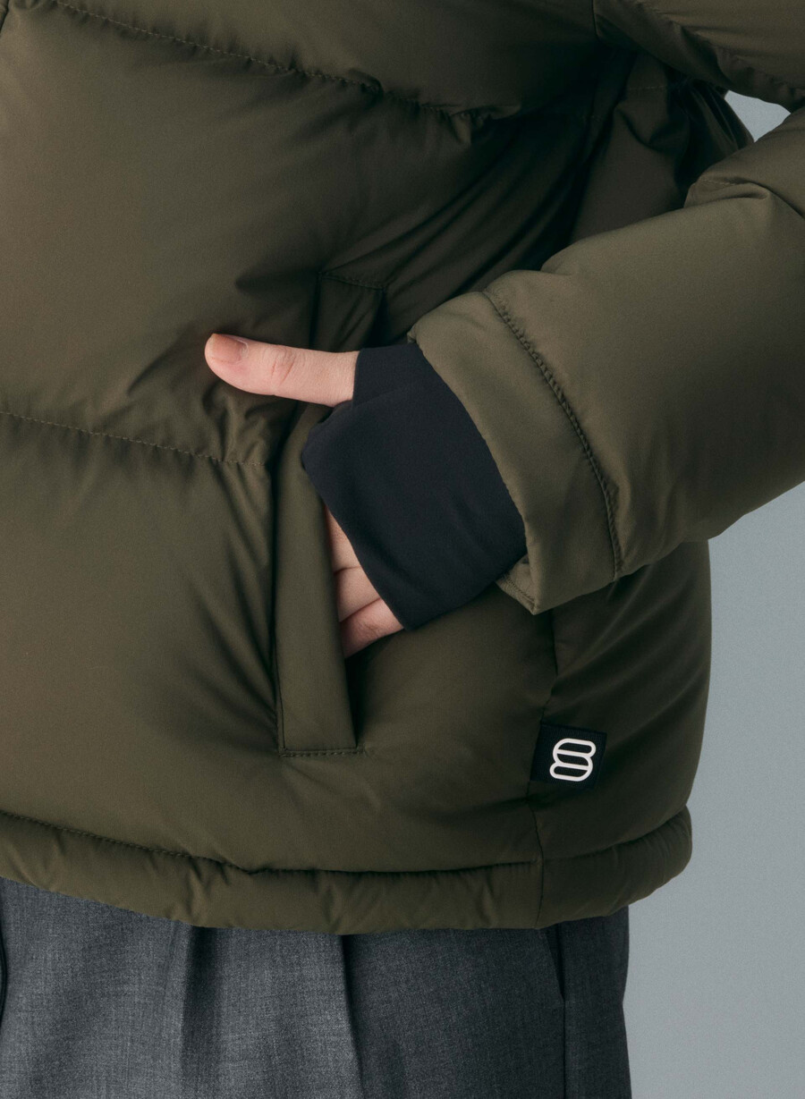 the super puff shorty - climatte dark olive