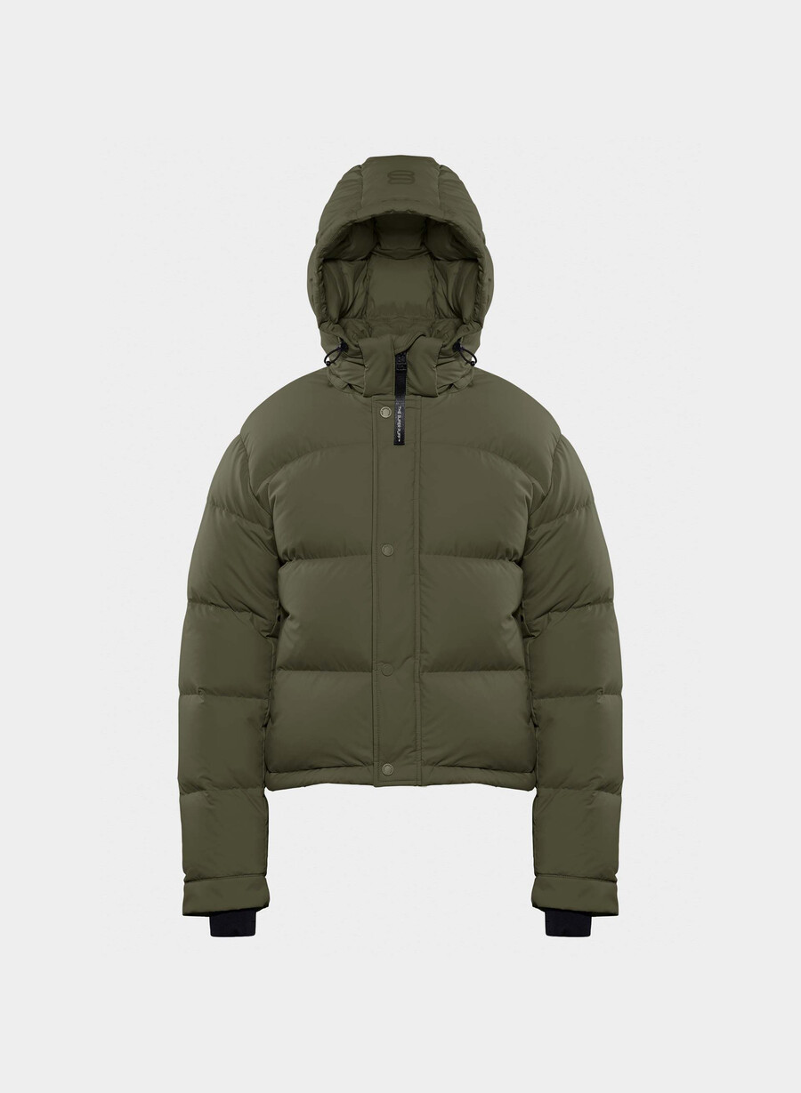 the super puff shorty - climatte dark olive