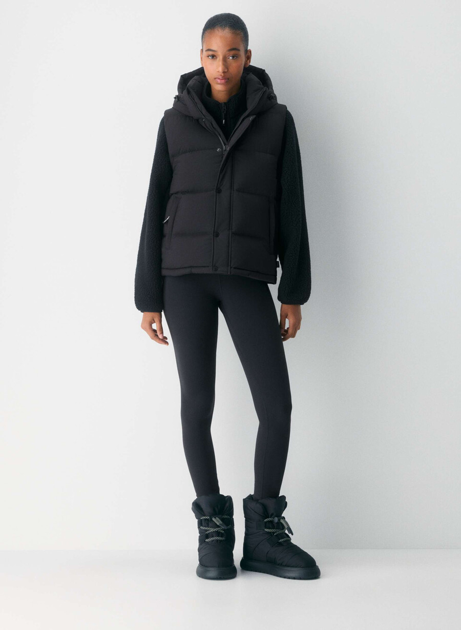 die super puff weste – climatte schwarz