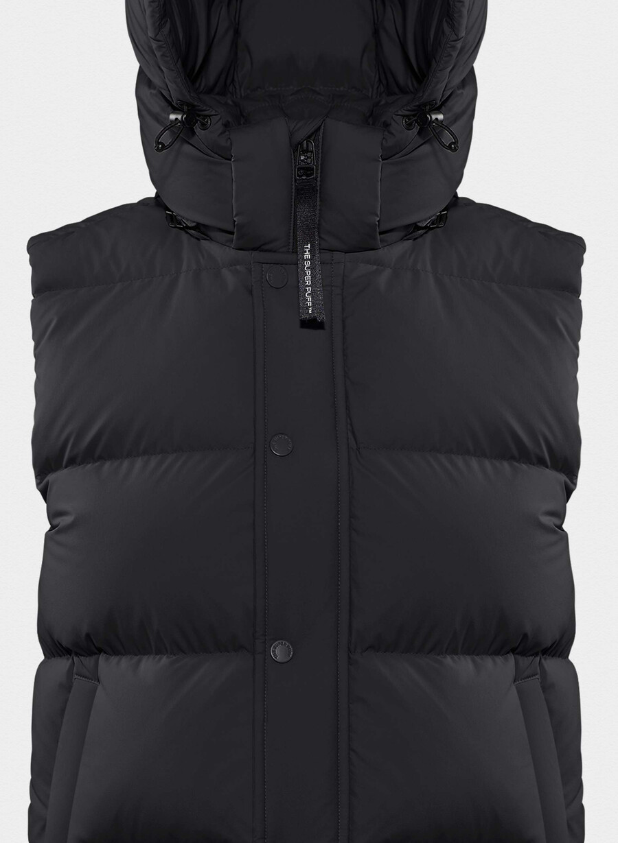 die super puff weste – climatte schwarz