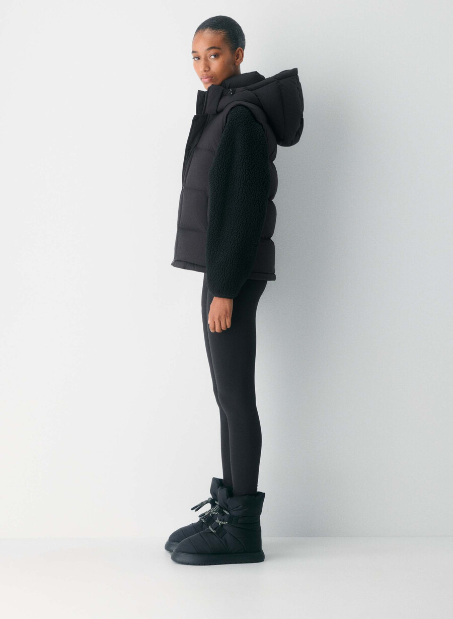 die super puff weste – climatte schwarz
