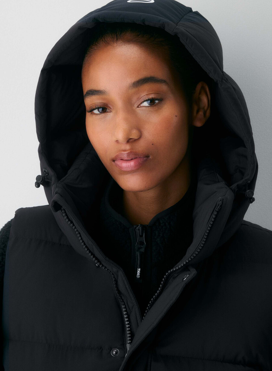 die super puff weste – climatte schwarz