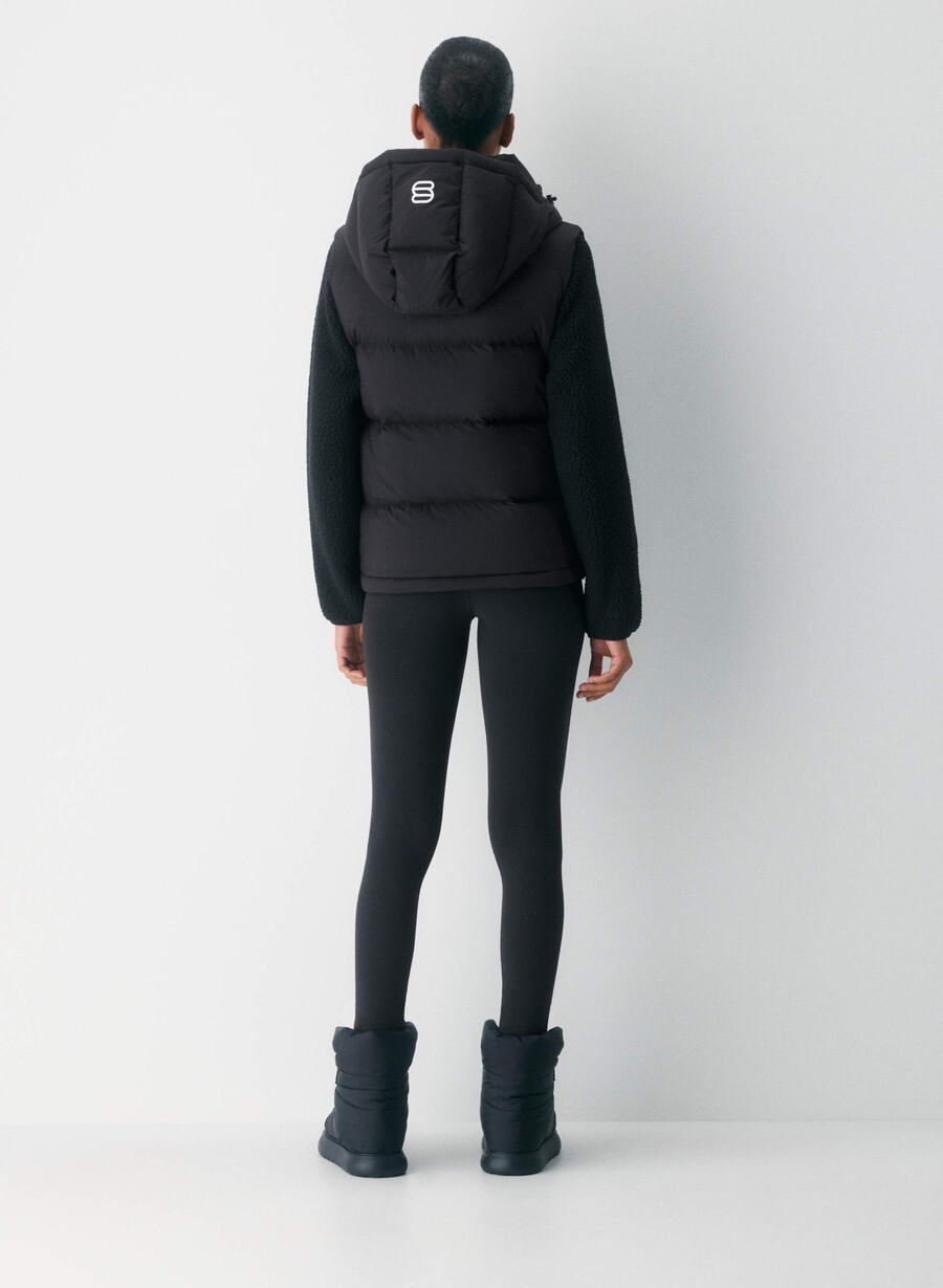 die super puff weste – climatte schwarz