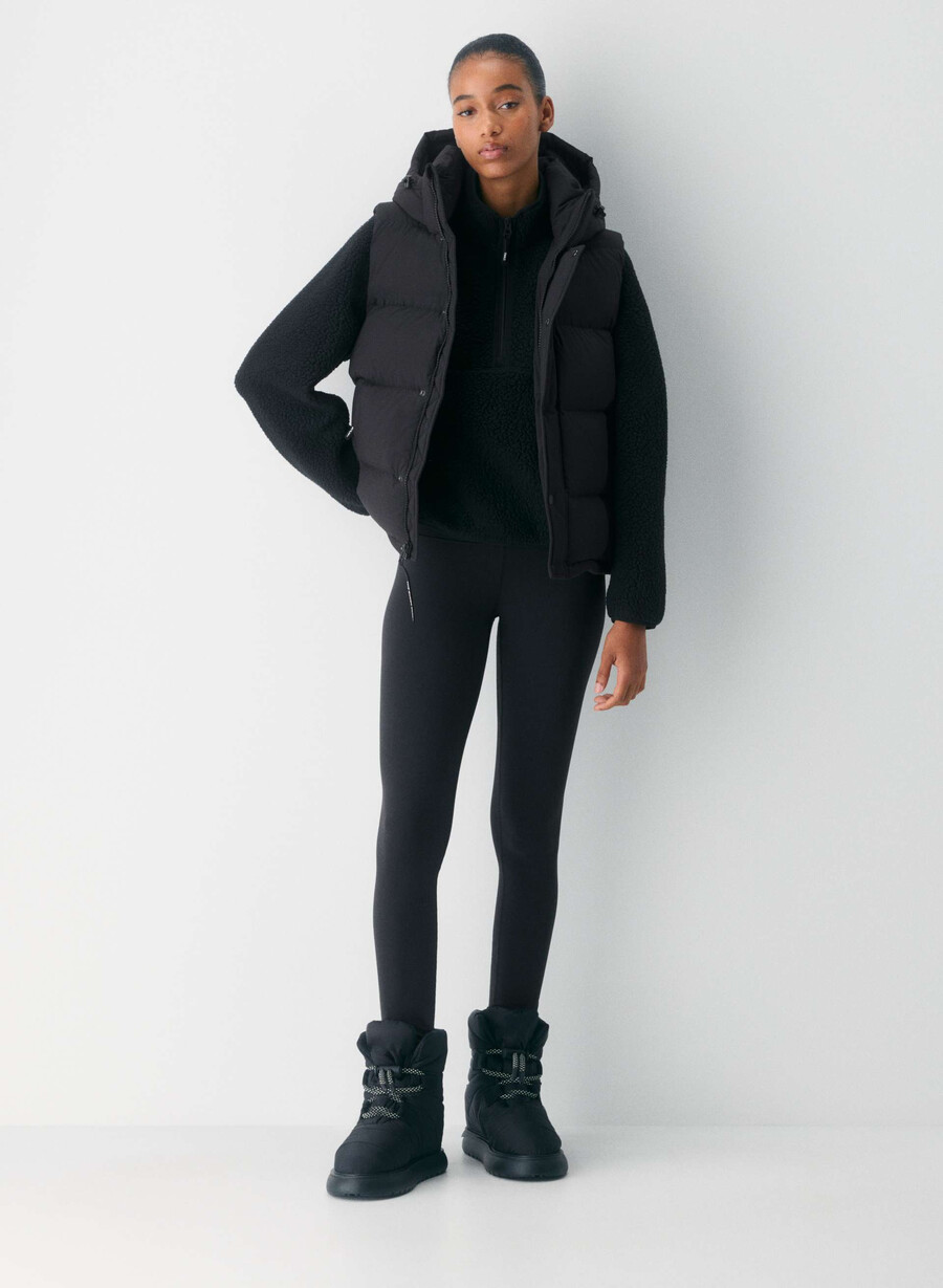 die super puff weste – climatte schwarz