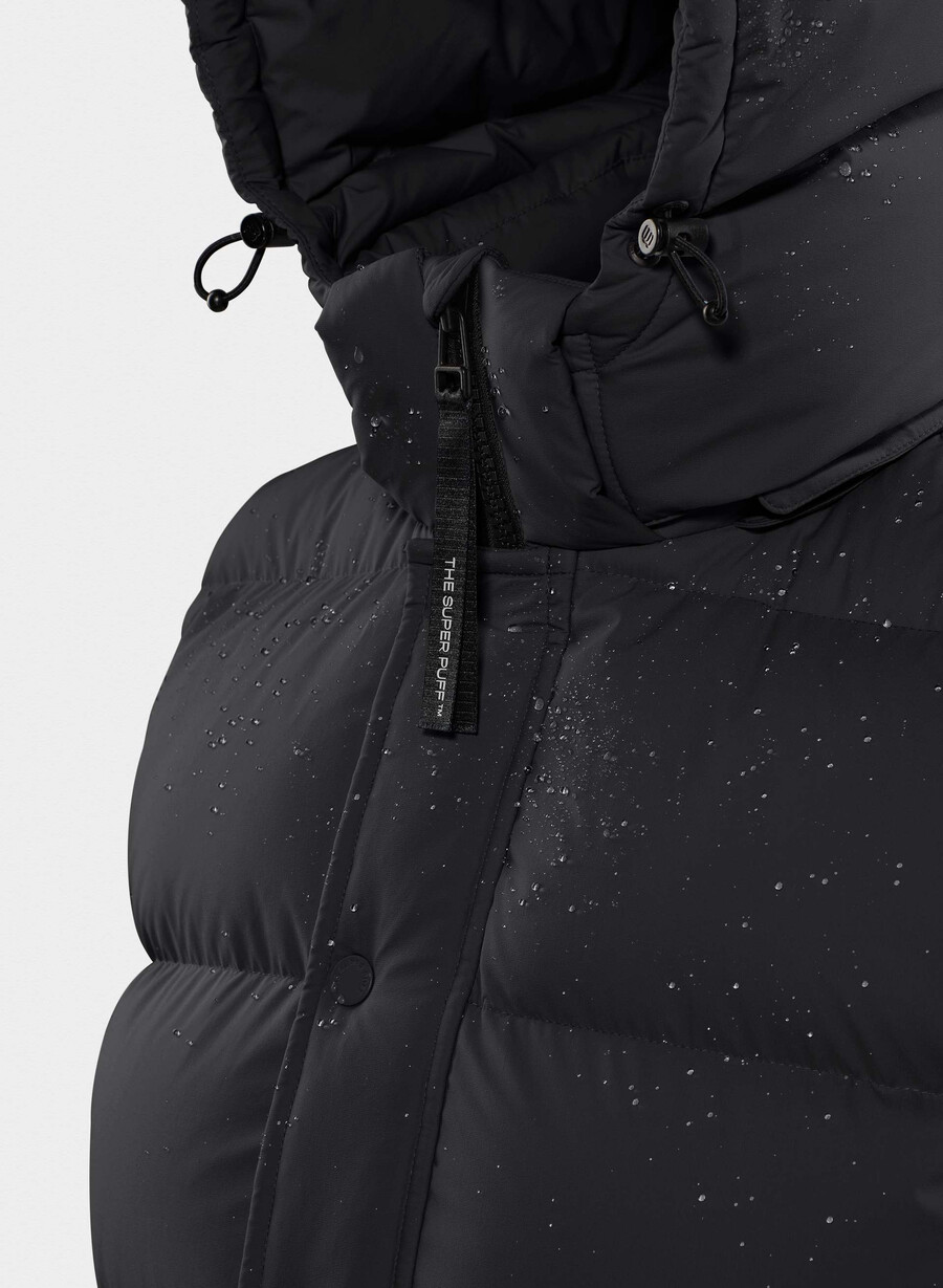 die super puff weste – climatte schwarz