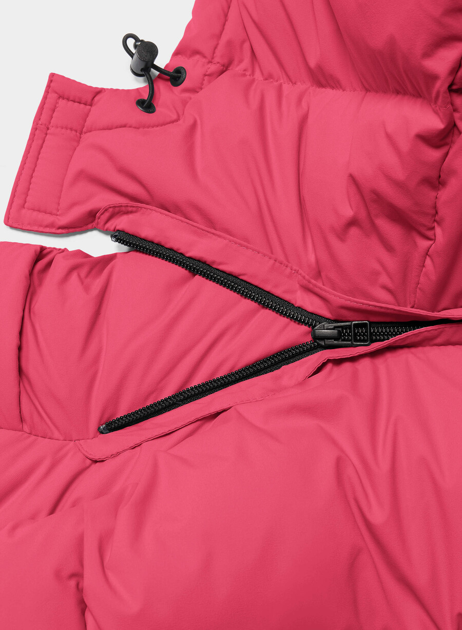 die super puff shorty weste - climatte wink pink