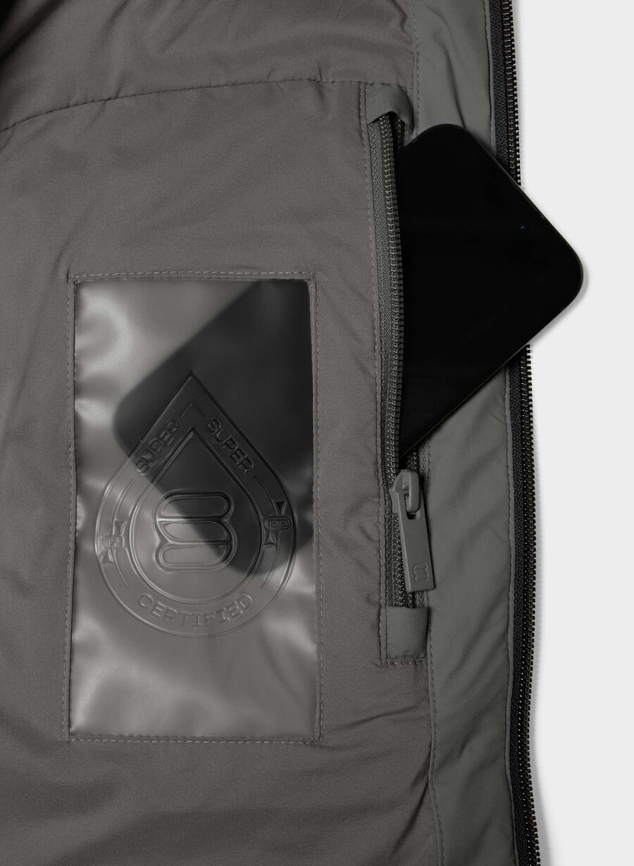 super puff₂o - rainstop coal grey
