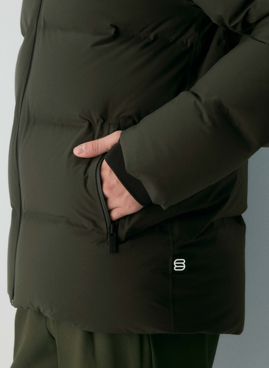 super puff₂o - rainstop flint green