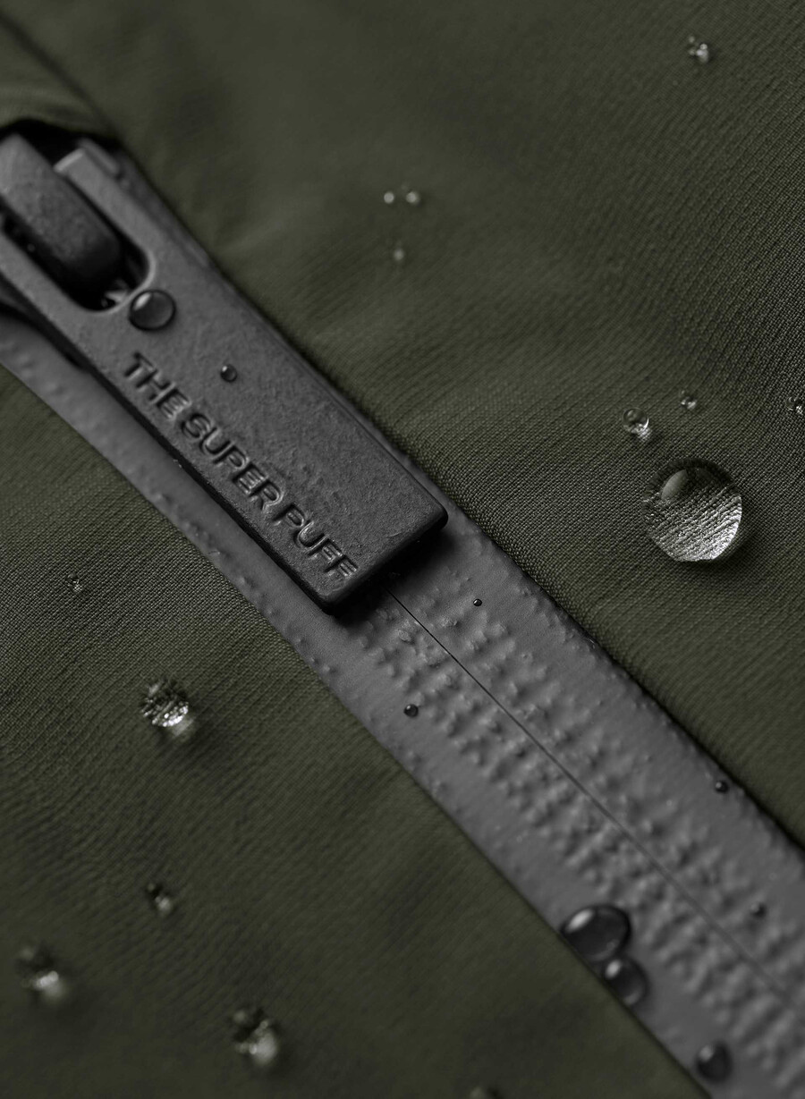 super puff₂o - rainstop flint green