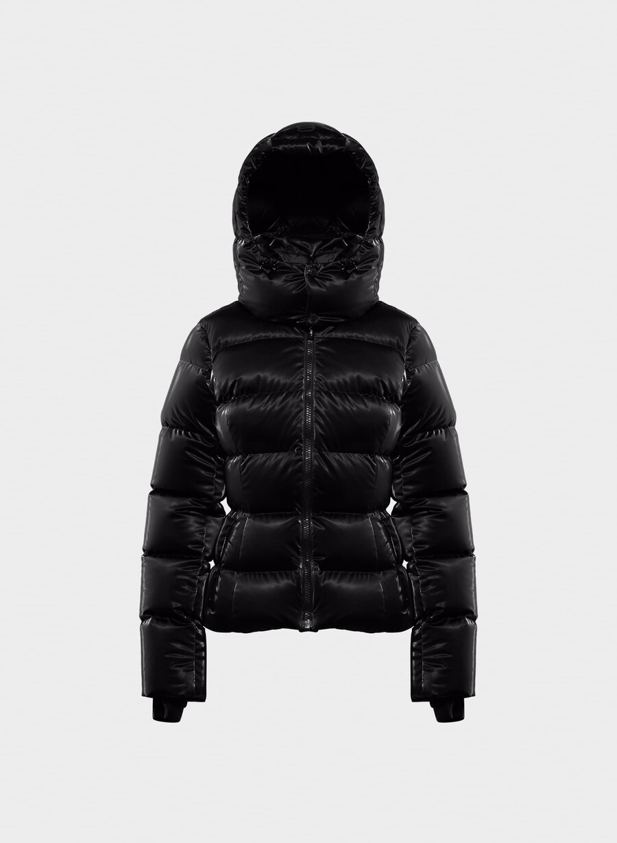 der supersnug puff - liquid shine schwarz