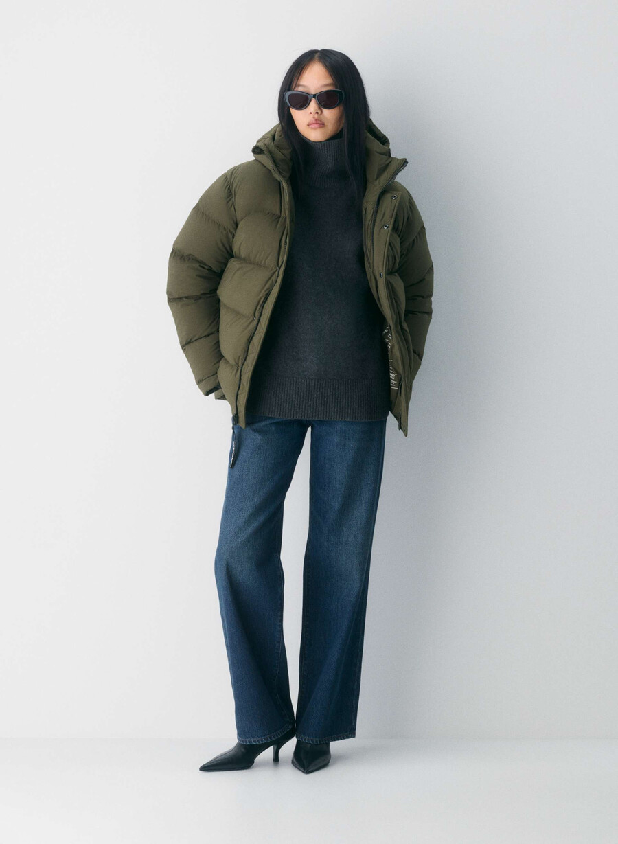 the super puff climatte dark olive