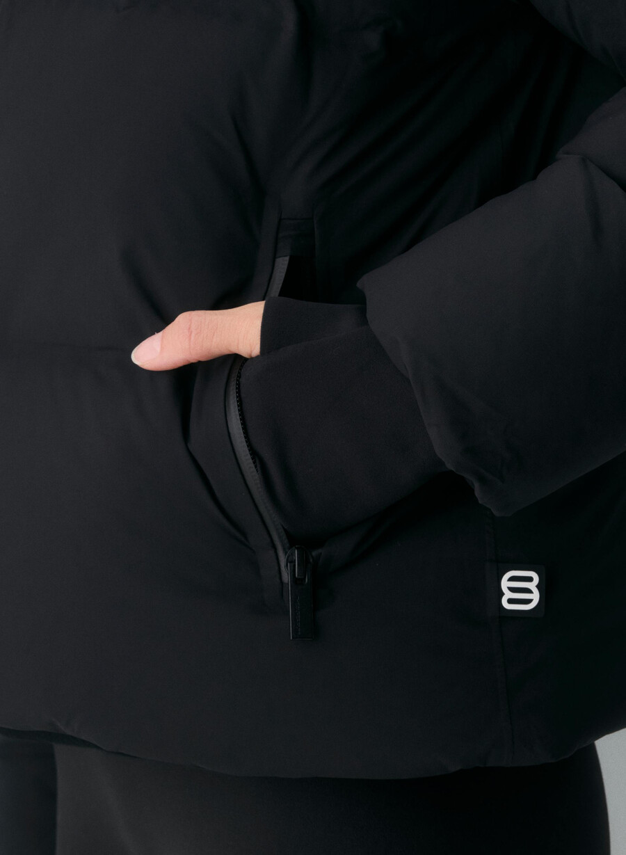 super puff₂o shorty - rainstop schwarz