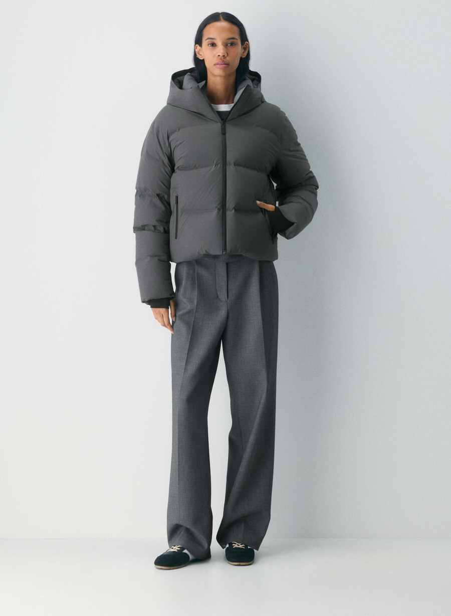 super puff₂o shorty - rainstop coal grey