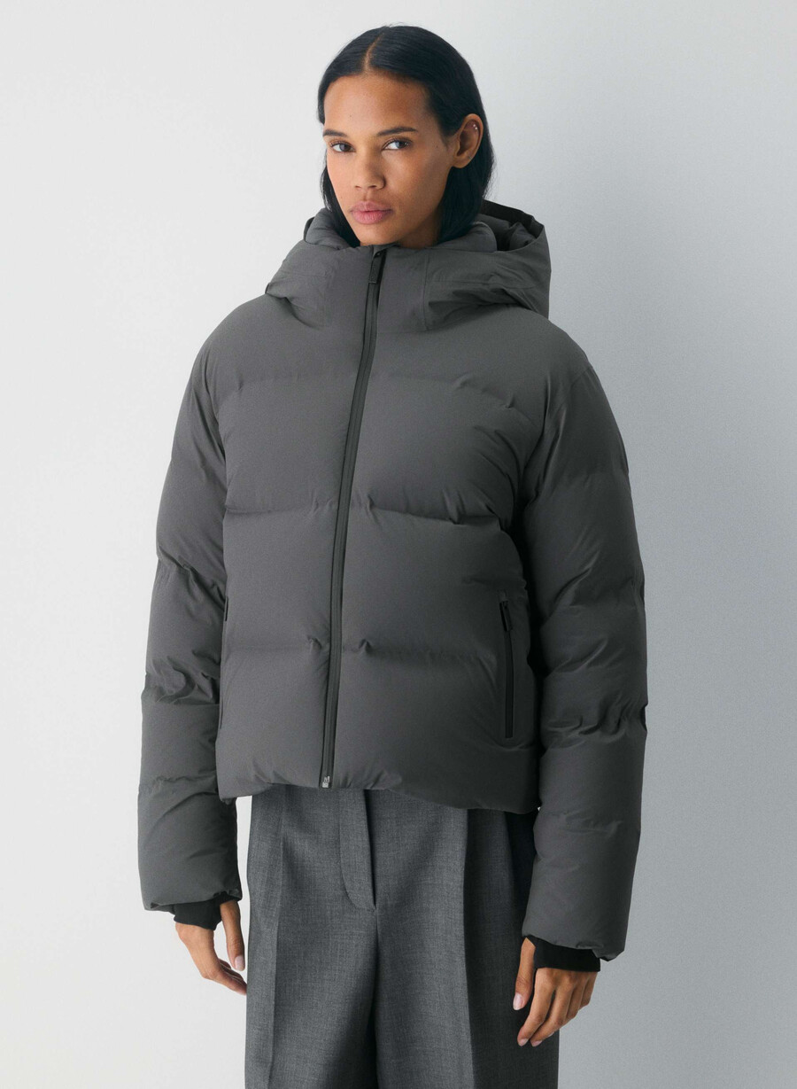 super puff₂o shorty - rainstop coal grey