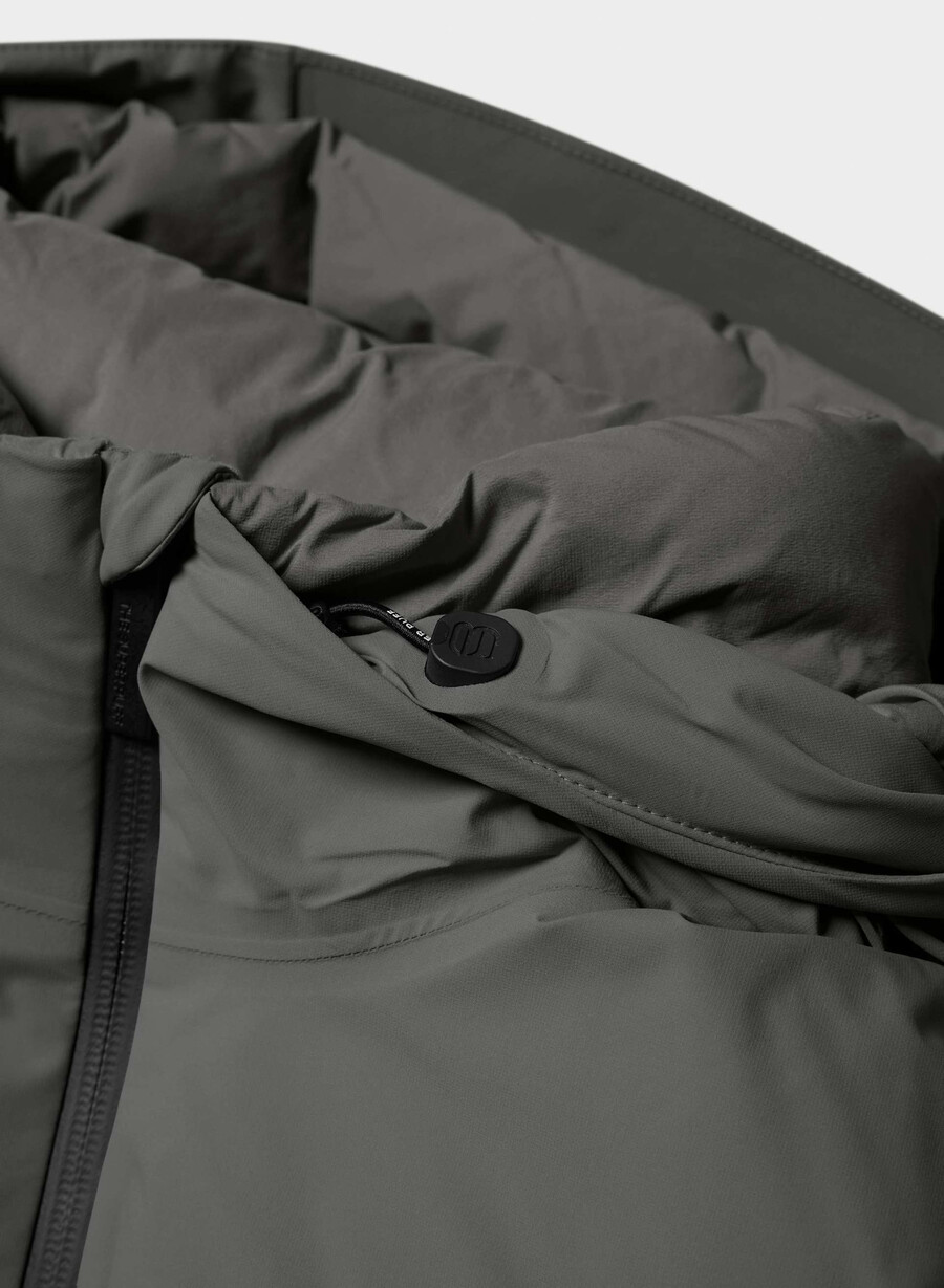 super puff₂o shorty - rainstop coal grey