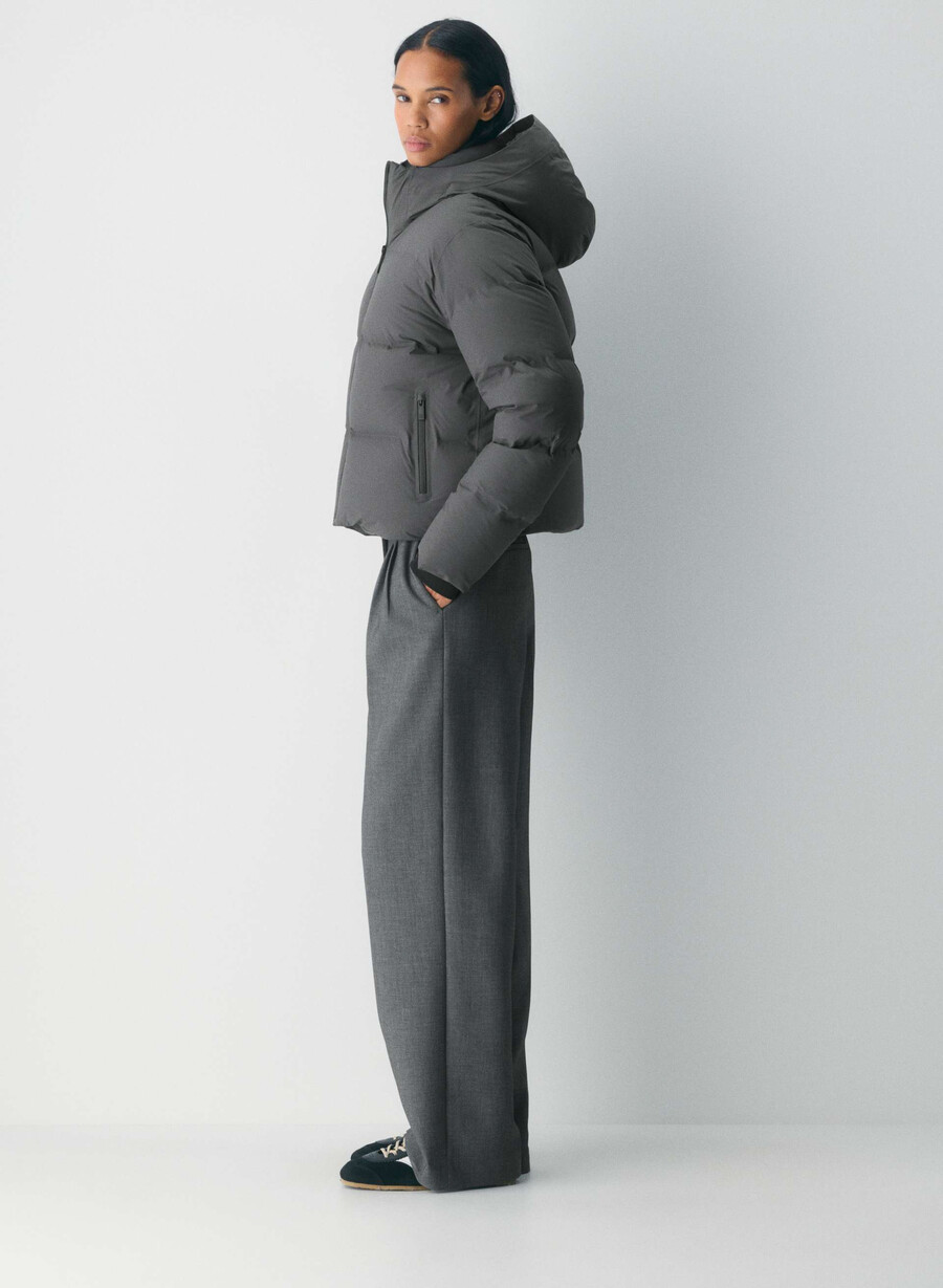 super puff₂o shorty - rainstop coal grey