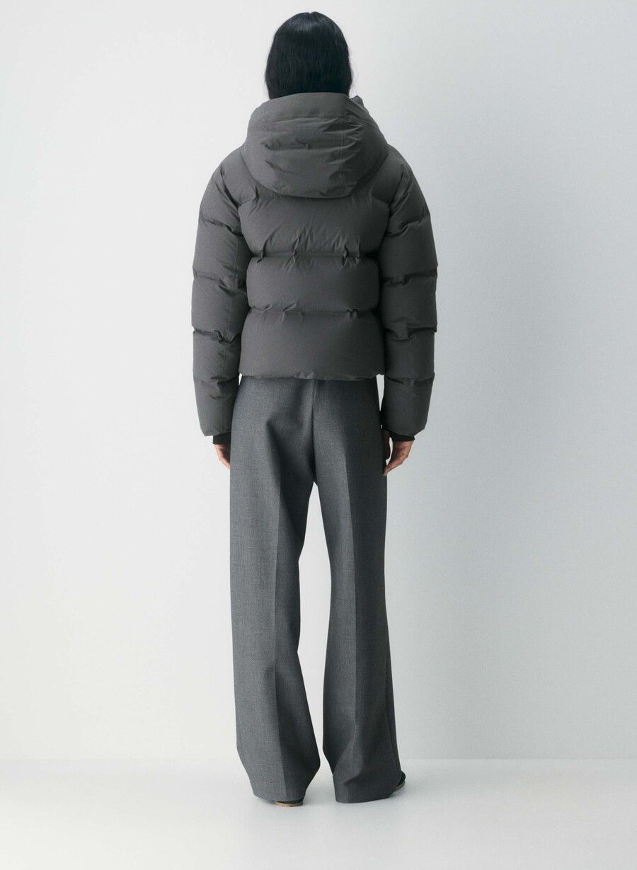 super puff₂o shorty - rainstop coal grey