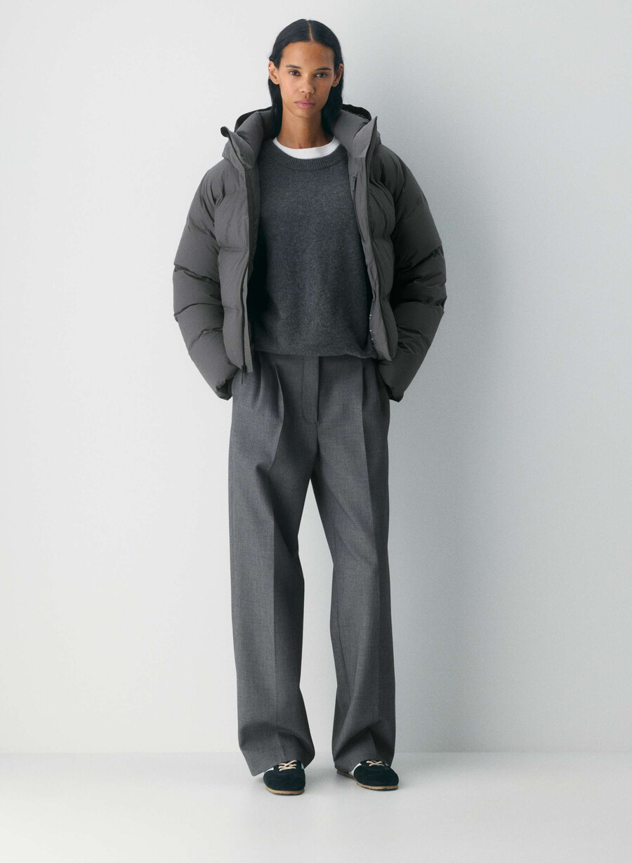 super puff₂o shorty - rainstop coal grey
