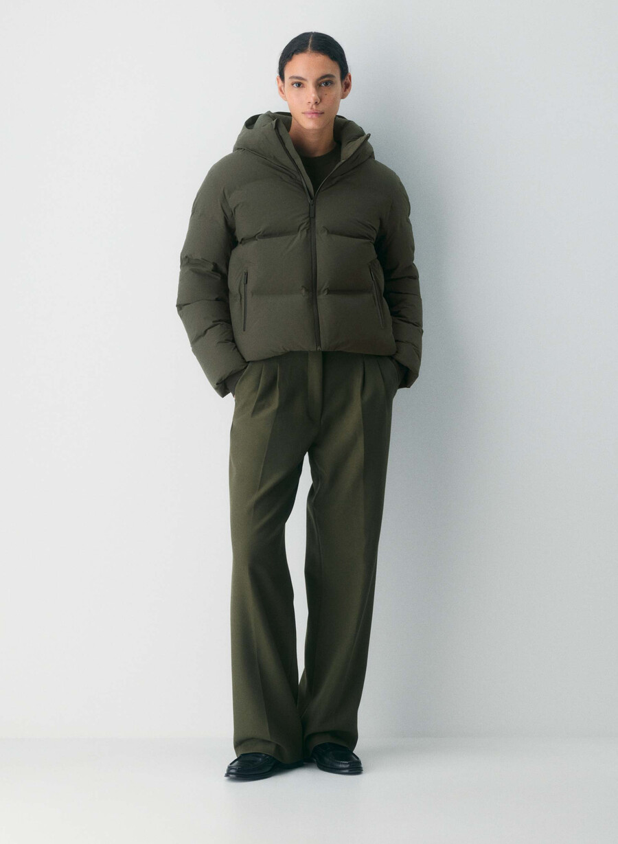 super puff₂o shorty - rainstop flint green