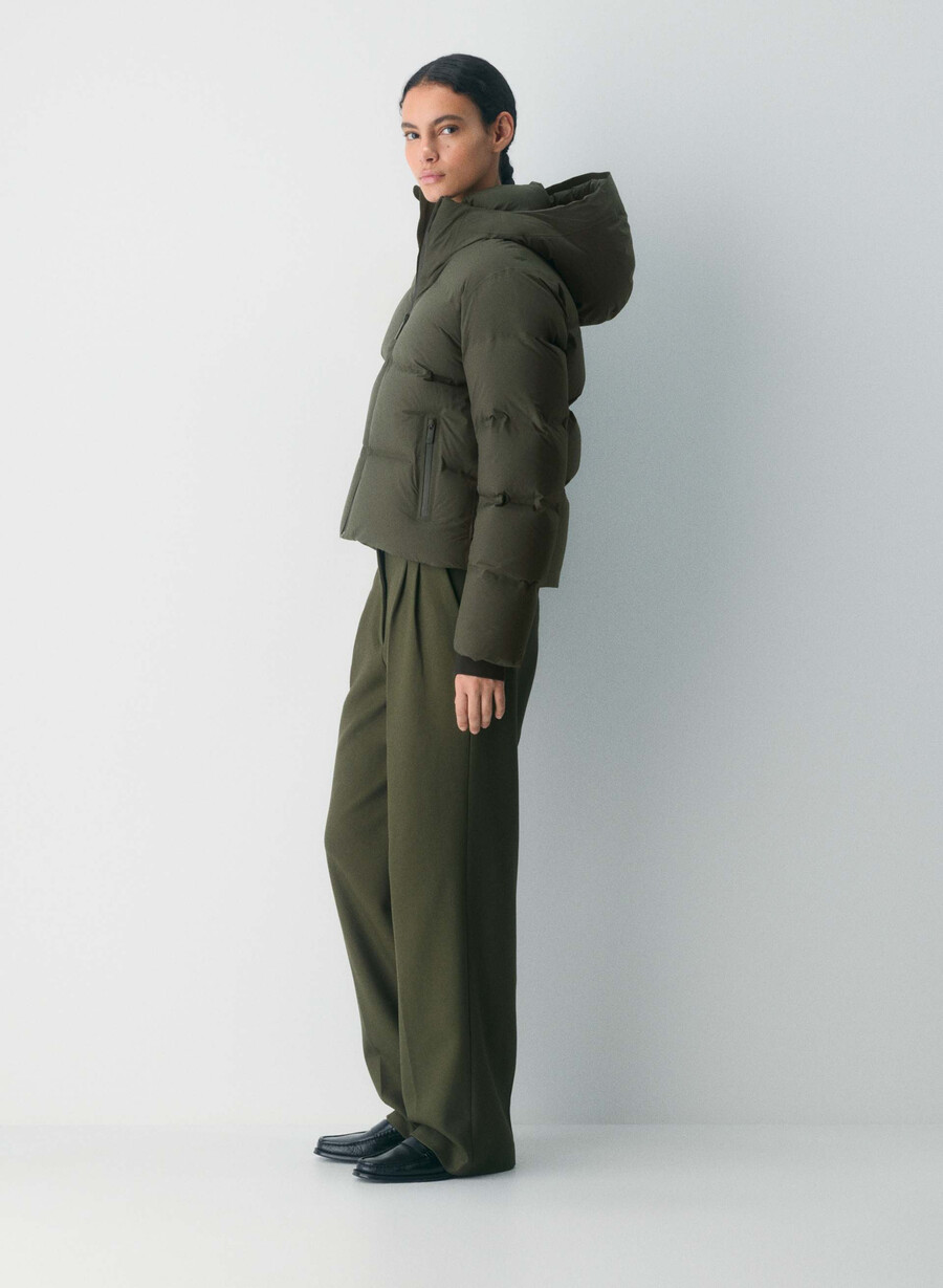 super puff₂o shorty - rainstop flint green