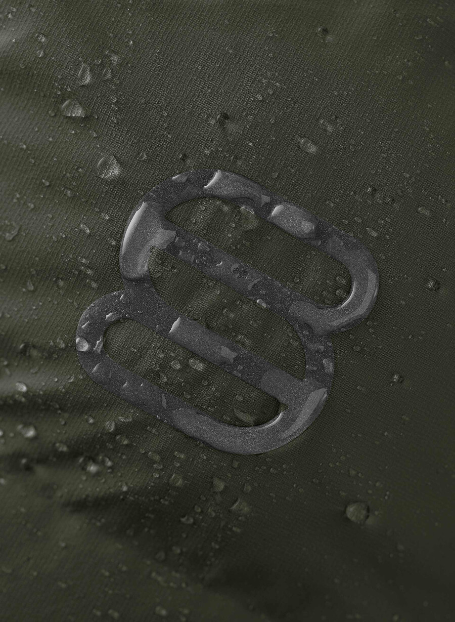 super puff₂o shorty - rainstop flint green