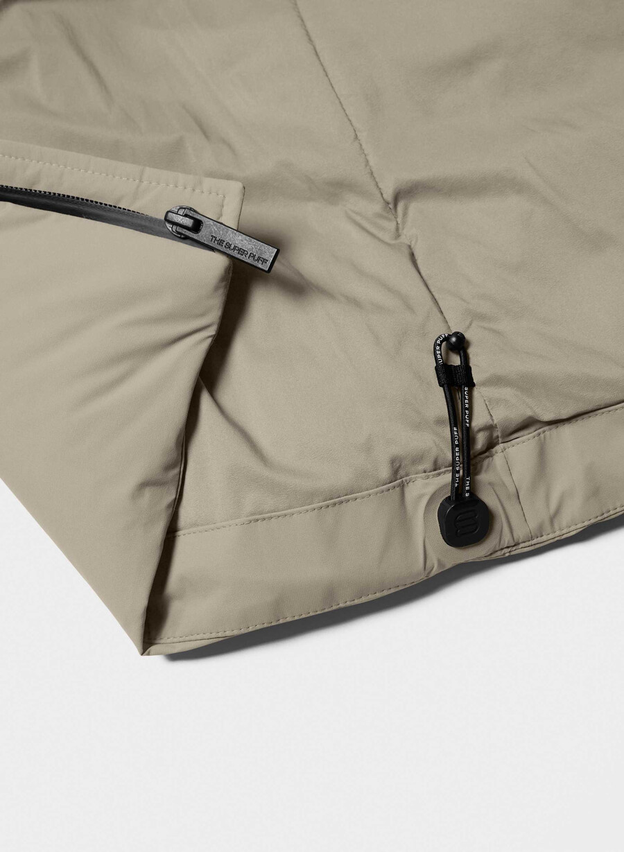 super puff₂o shorty - rainstop modern taupe