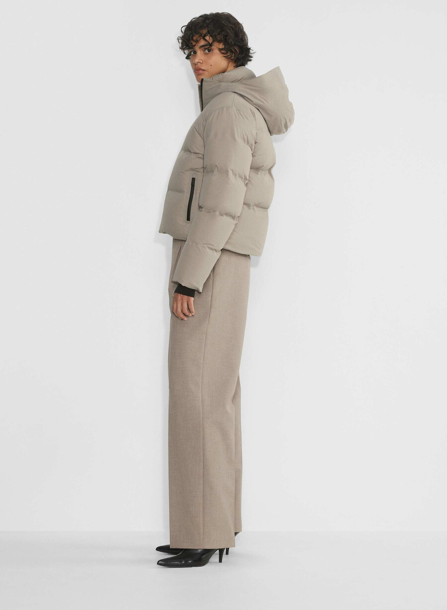 super puff₂o shorty - rainstop modern taupe