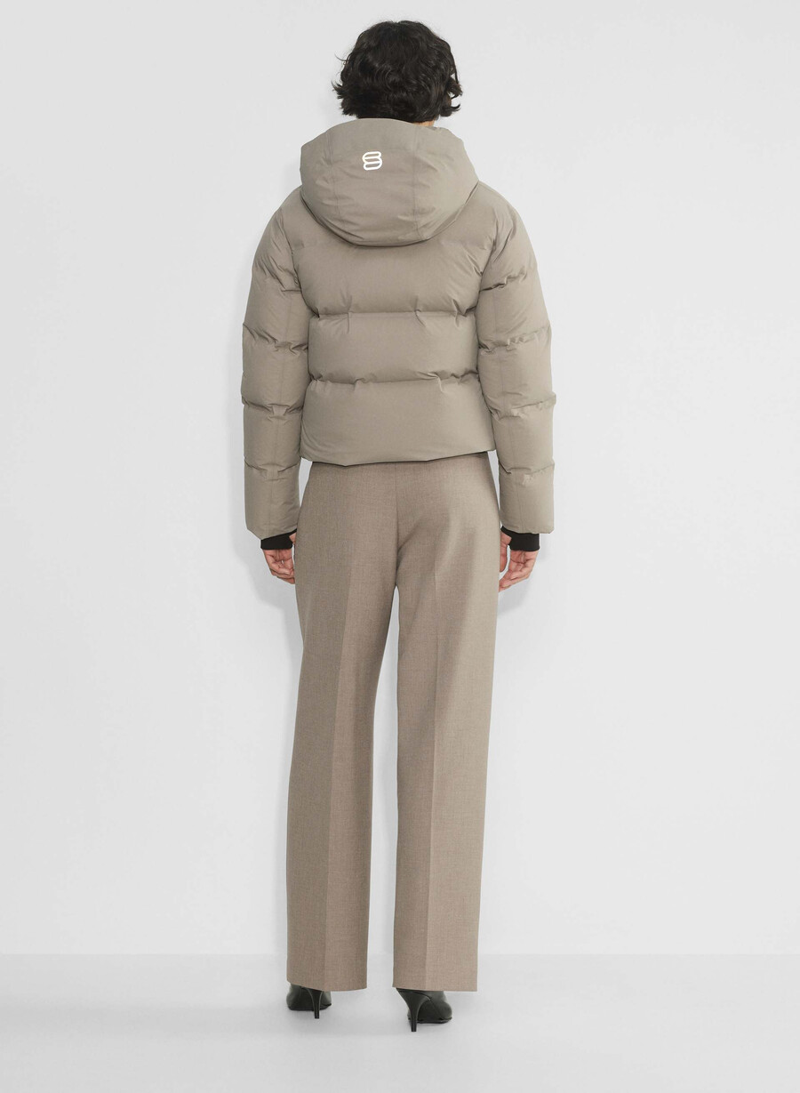 super puff₂o shorty - rainstop modern taupe