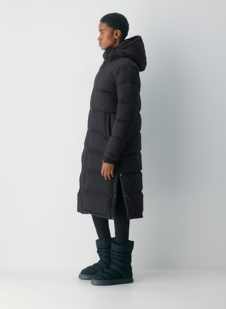 the super puff long - climatte black