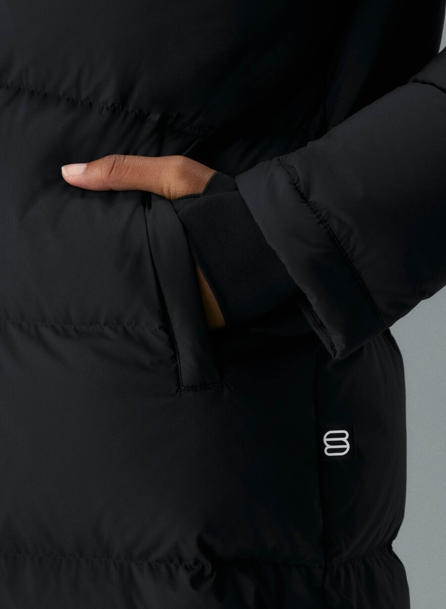 the super puff long - climatte black