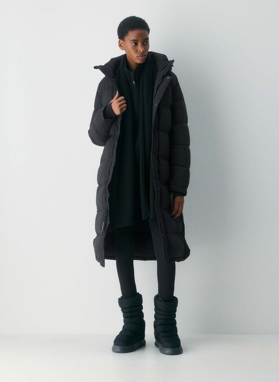 the super puff long - climatte black