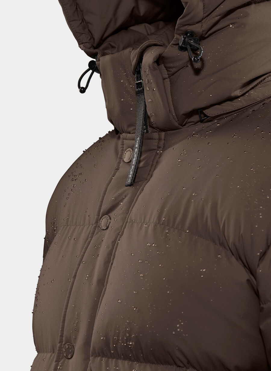 the super puff long - climatte rich mocha brown